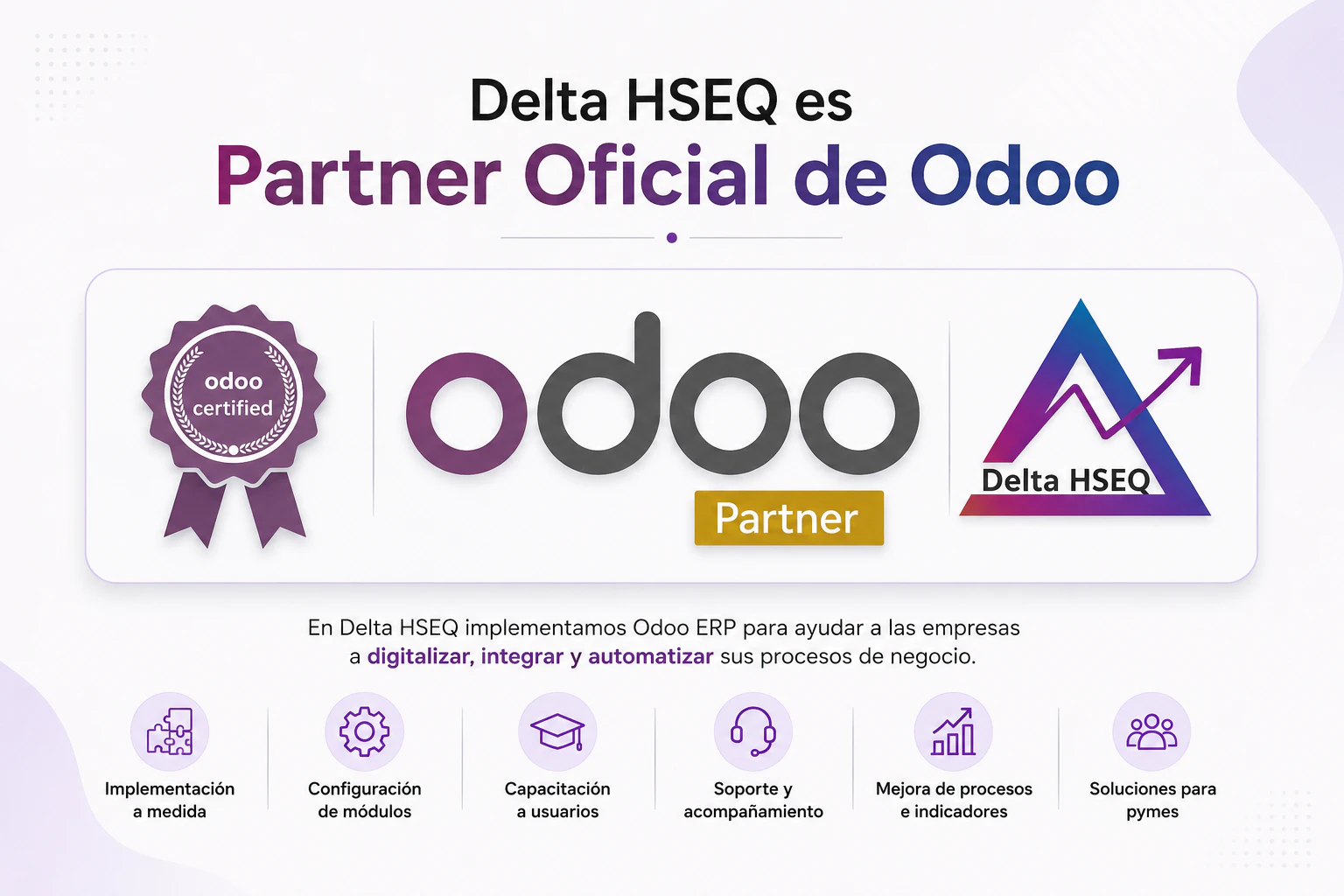 Implementación de procesos empresariales con Odoo